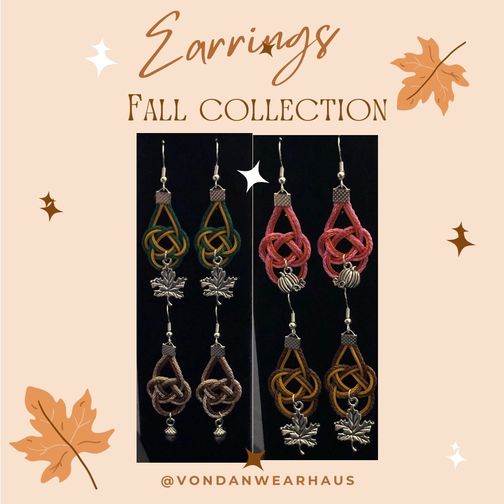 Fall Collection Earrings - Multicolor